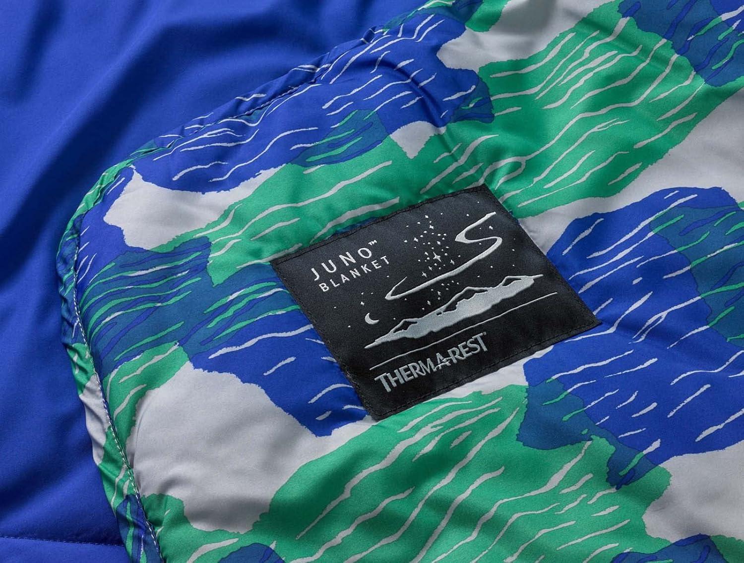 image:imageThermaRest Juno Insulated Camping and Backpacking Blanket Deep Pacific One SizeTidepool Print