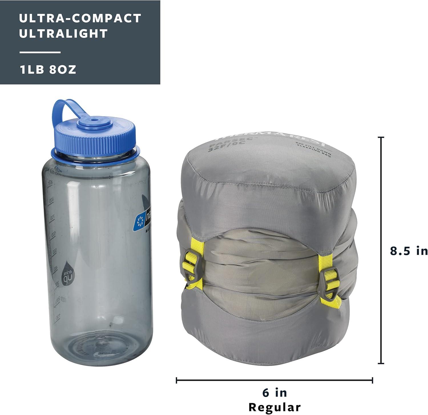 image:imageThermaRest Parsec 32F0C Ultralight Down Mummy Sleeping BagSmall