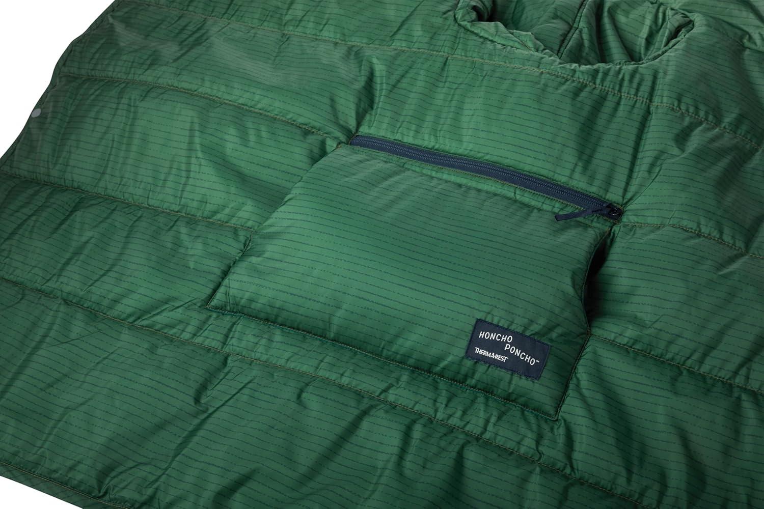 image:imageThermaRest UnisexYouth Kids Honcho Poncho Wearable Hoodie BlanketGreen