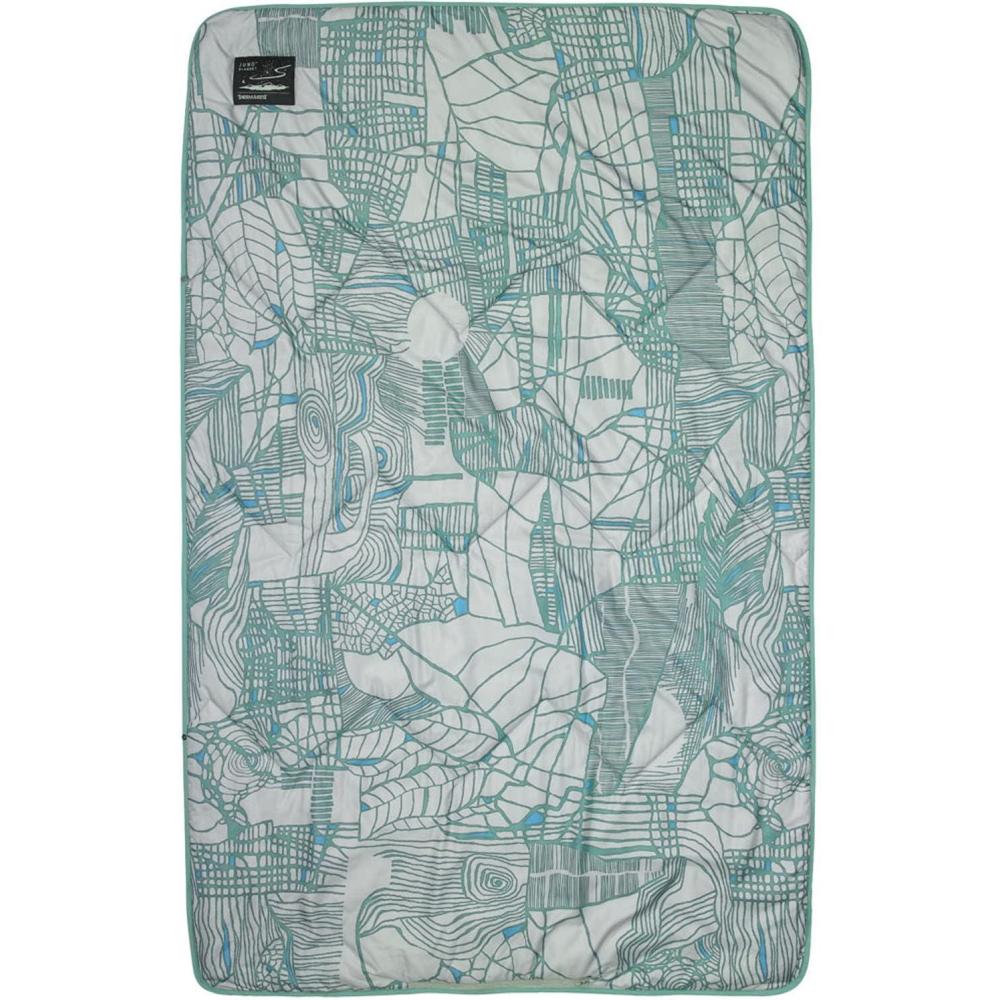 image:imageThermaRest Juno Insulated Camping and Backpacking Blanket Deep Pacific One SizeSage Nature Grid Print
