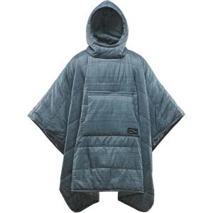 image:imageInsulated Adventure Poncho by ThermaRestBlue Woven Print
